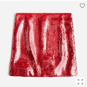 JCrew collection festive sequin mini skirt! Very flattering!